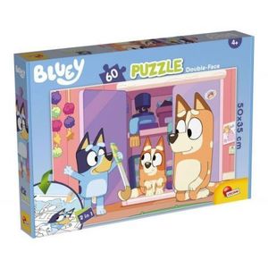 Puzzle de colorat maxi - bluey (60 de piese) imagine