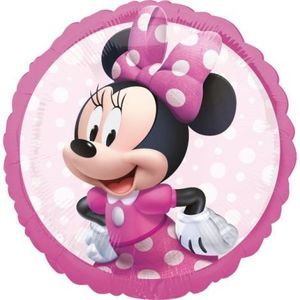 Balon folie minnie roz 45 cm Amscan AM4070401 imagine