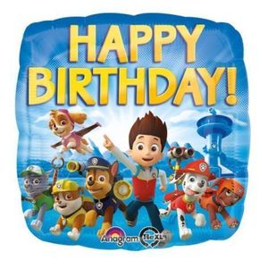 Balon folie paw patrol happy birthday 43 cm imagine