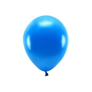 Baloane latex eco metalice bleumarin 30 cm 10 buc imagine