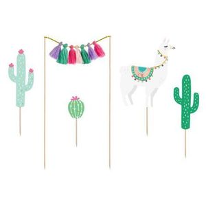 Decoratiuni tort llama 5 buc imagine