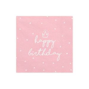 Servetele happy birthday 33x33 cm imagine