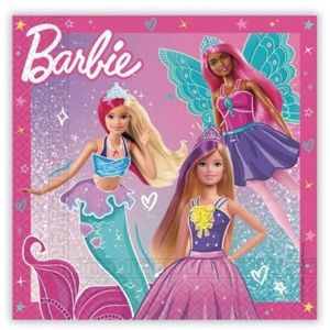 Servetele petrecere barbie 33x33 cm imagine