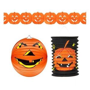 Set 3 decoratiuni dovleac halloween imagine