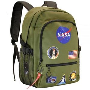 Rucsac NASA Fan Fight Khaki, 31x44x18 cm imagine