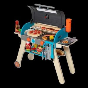 Set de joaca din lemn cu accesorii Grill si Pizza imagine