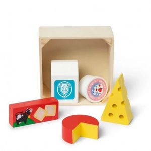 Set de joaca alimente Lactate, din lemn, 5 piese, 2 ani+, Melissa&Doug 95207 imagine