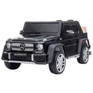 Masinuta electrica Chipolino SUV Mercedes Maybach G650 black cu scaun din piele si roti EVA imagine