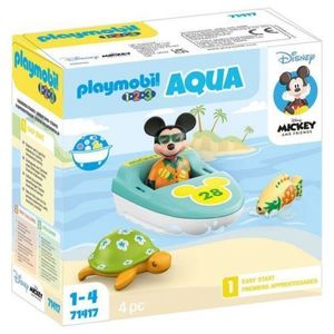 Playmobil - 123 Disney Tur Cu Barca Lui Mickey imagine