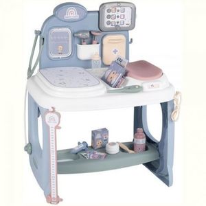 Centru de ingrijire pentru papusi Smoby Baby Care Center albastru cu accesorii imagine