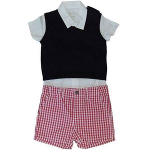 Set camasa cu vesta si pantaloni (1247), 6 luni, 68 cm imagine