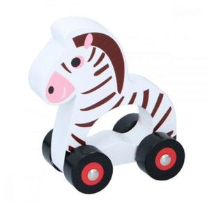 Jucarie din lemn cu roti Marionette Zebra imagine