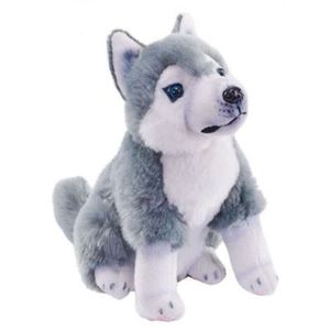 Caine de salvare cu sunet HUSKY - Jucarie Plus Wild Republic 14 cm imagine