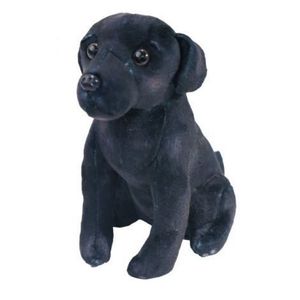 Caine de salvare cu sunet LABRADOR NEGRU - Jucarie Plus Wild Republic 14 cm imagine