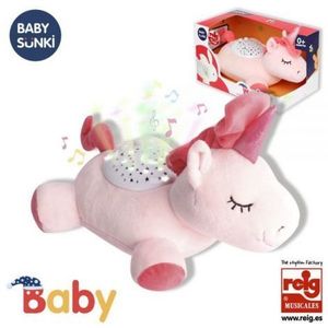 Proiector Unicorn de Plus 25 cm cu cantece de leagan imagine