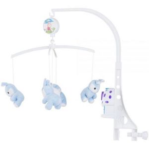 Carusel muzical pentru patut Chipolino Blue rabbits imagine