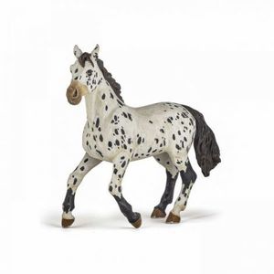 Papo Figurina Iapa Appaloosa Neagra imagine