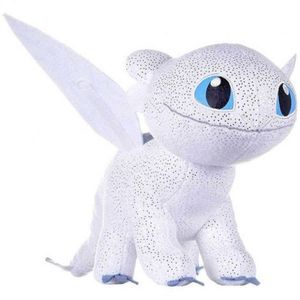 Jucarie din plus Light Fury Sparkle, Dragons, 40 cm imagine