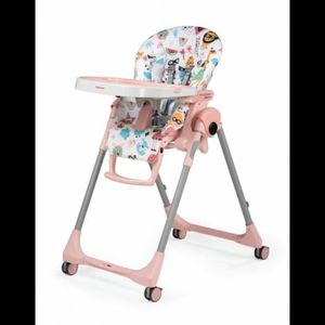 Scaun de masa 2 in 1 Peg Perego Prima Pappa Zero Follow Me, 0-15 Kg, Super Girl, Multicolor imagine