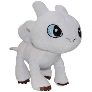 Jucarie din plus Light Fury soft, Dragons, 30 cm imagine