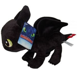 Jucarie din plus Toothless soft, Dragons, 30 cm imagine