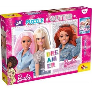 Puzzle glitter barbie - cele mai bune prietene (108 de piese) imagine