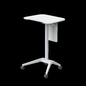 Birou ergonomic mobil potrivit si pentru lucrul stand in picioare, ajustabil pe inaltime 73.5-108 cm imagine