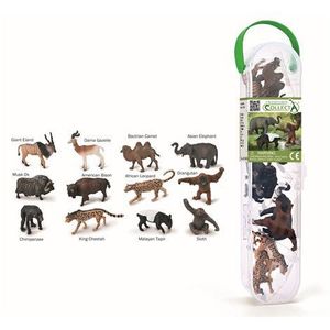 Cutie cu 12 minifigurine pictate manual Animale Salbatice 2 A1212 imagine