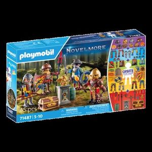 Playmobil-CREEAZA PROPRIA FIGURINA CAVALERII NOVELMORE imagine