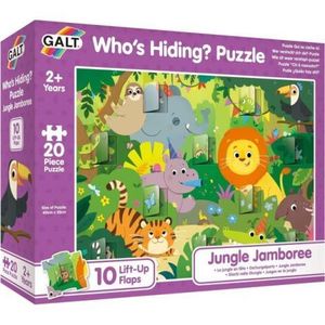 Puzzle deschide ferestrele - jungla ( 20 piese) imagine