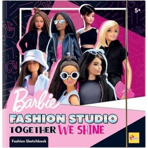 Set de colorat cu activitati barbie - fashion studio imagine