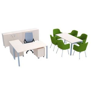 Set complet de mobilier K2 pentru birou director scoala, gradinita imagine