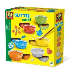 Set acuarele pasta glitter (guasa) imagine