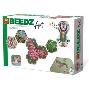 Set margele de calcat Beedz Art - Botanica cu placi hexagonale imagine