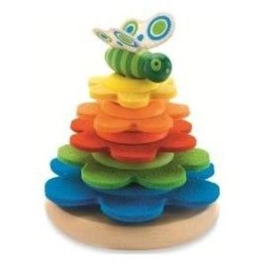 Piramidă Montessori Fluture Djeco imagine