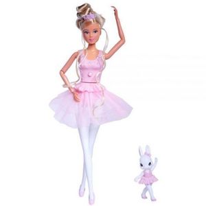 Papusa Simba Steffi Love Dancing Ballerinas 29 cm cu figurina imagine