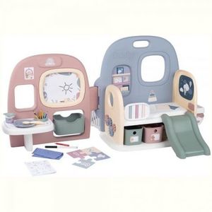 Centru de ingrijire pentru papusi Smoby Baby Care Childcare Center albastru roz cu accesorii imagine