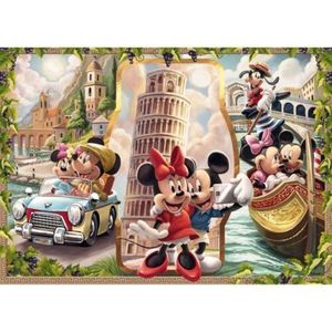 Ravensburger - Puzzle Mickey si Minnie in vacanta 1000 piese design nou imagine