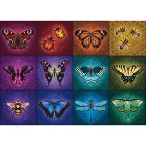 Ravensburger - Puzzle insecte cu aripi 1000 piese design nou imagine