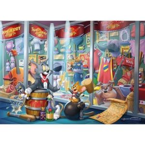 Ravensburger - Puzzle Tom si Jerry 1000 piese design nou imagine