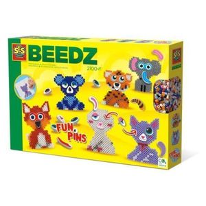 Set creativ Beedz - Margele de calcat Funpins animale imagine