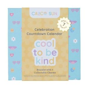 Set cadou bratara si charmuri - Calendar pentru sarbatorit evenimente - Cool To Be Kind imagine