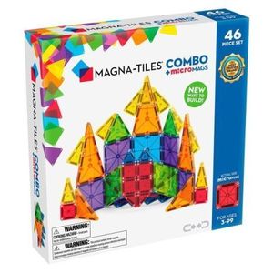 MAGNA-TILES Combo + microMAGS, 46 piese imagine