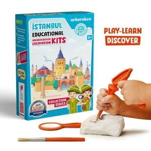 Arkerobox - Set arheologic educational si puzzle 3D, Istanbul, Turnul Galata imagine