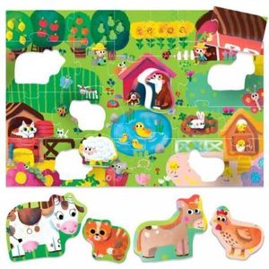 Headu Ecoplay - Puzzle Animalute La Ferma imagine