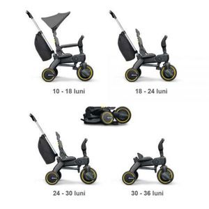 Tricicleta Liki Trike S5 Nitro Black imagine