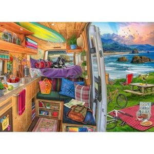 Ravensburger - Puzzle priveliste din rulota 1000 piese design nou imagine