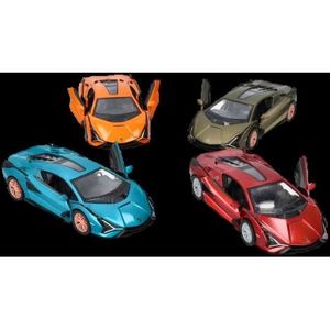 Masinuta Lamborghini Sián, die-cast, scara 1 la 40, lungime 12.5 cm imagine