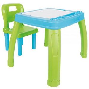 Set Masuta cu scaun pentru copii Pilsan Study Table blue imagine