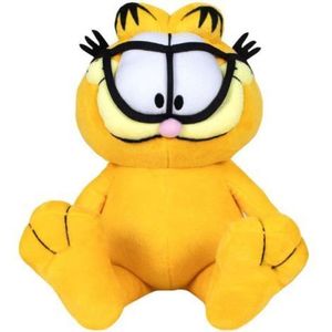 Jucarie din plus Garfield cute cu ochelari, 15 cm asezat imagine